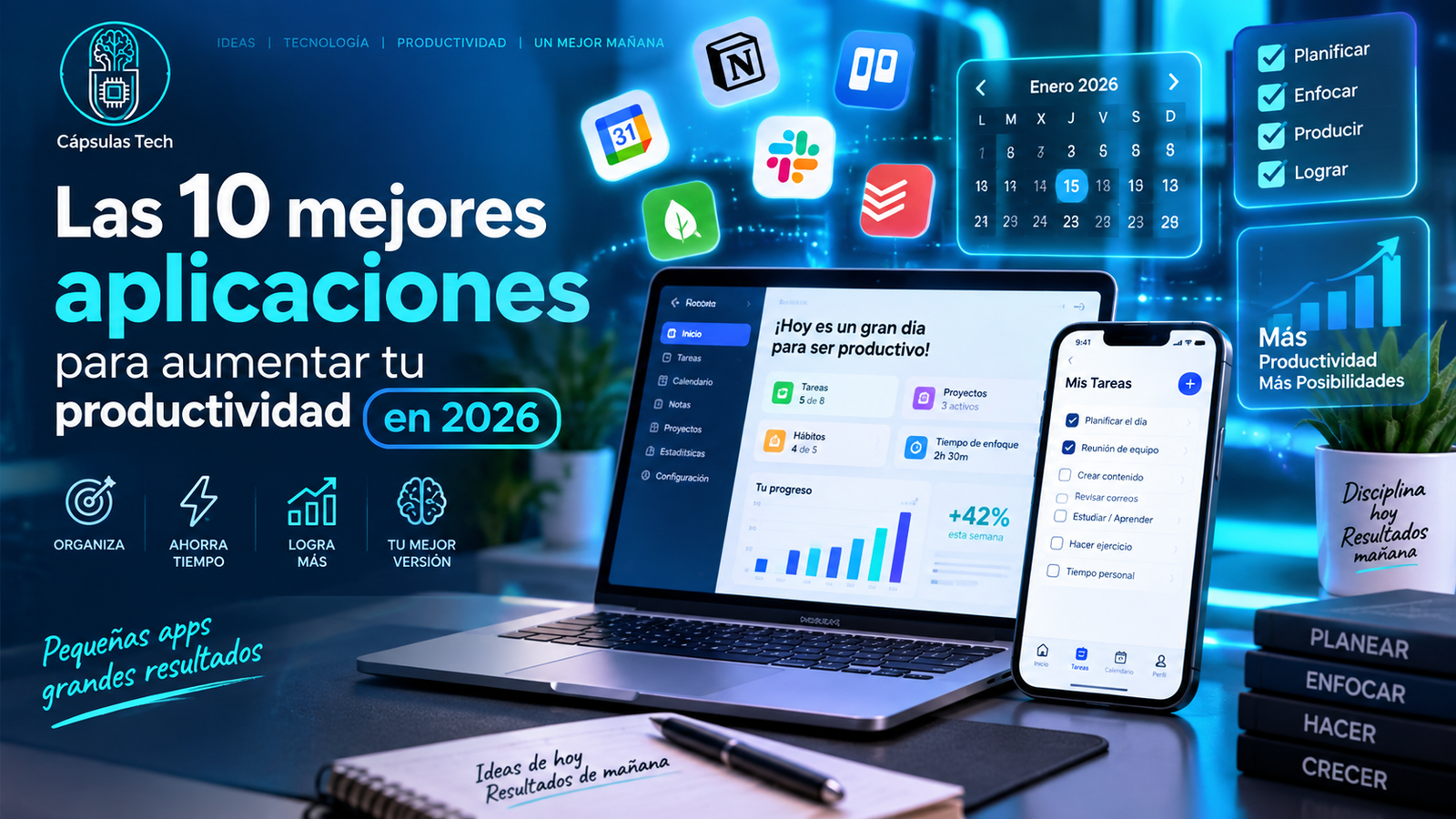 Las mejores aplicaciones para aumentar la productividad y organizar tareas